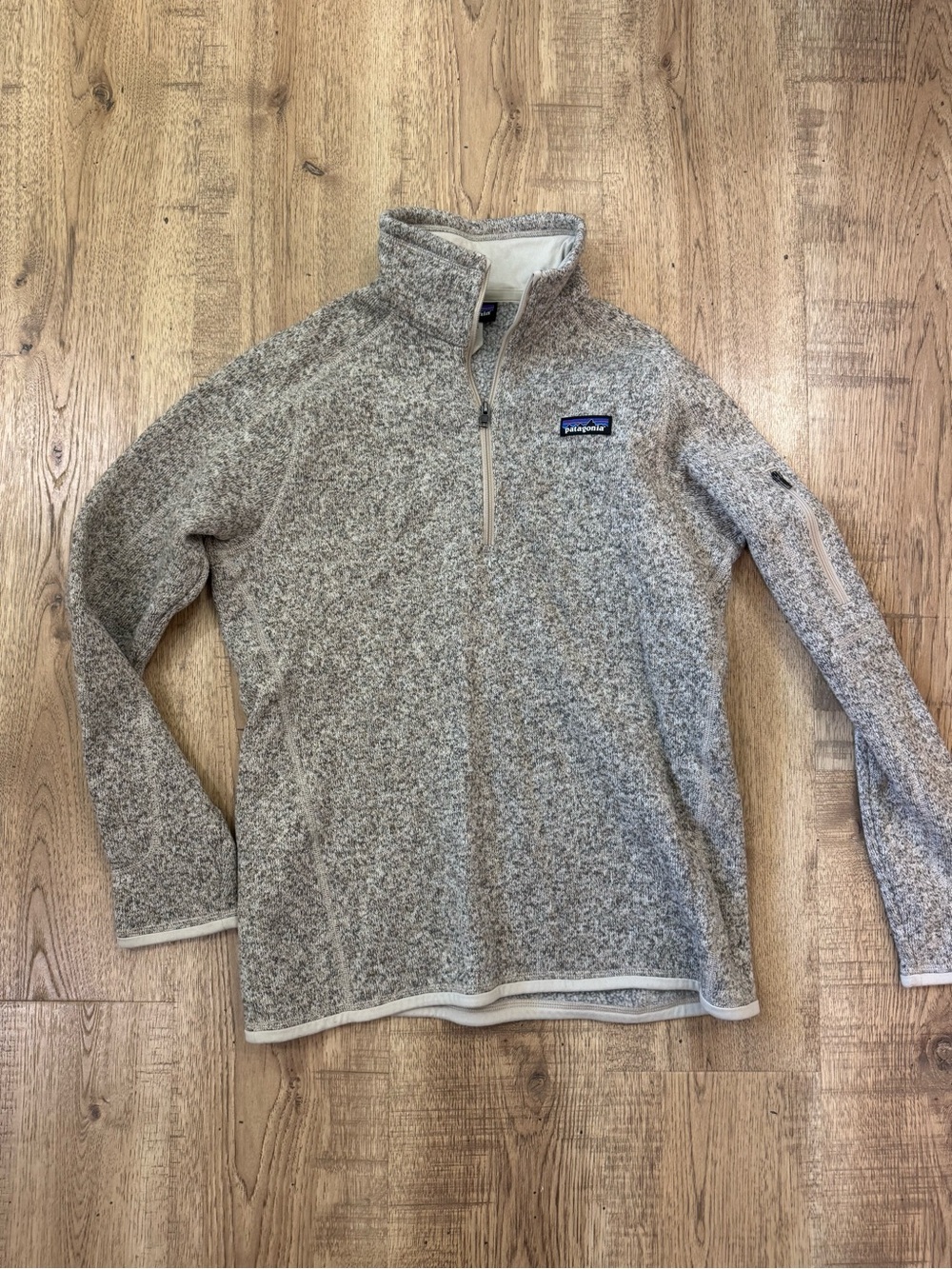 Patagonia Men's Heather Gray Quarter-Zip Fleece Pullover